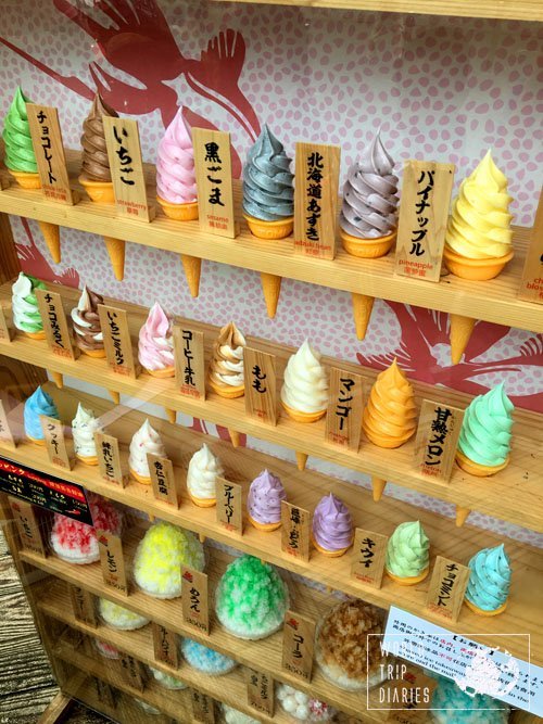 ice cream in japan